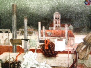 039 - Roma - (Rome) - cm. 50x70 - Litografia (Lithography)